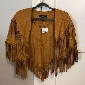 Fringe poncho